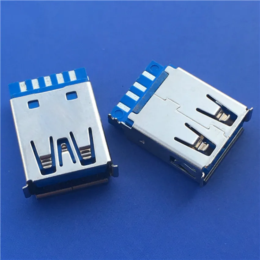 

10pcs USB 3.0 Female Plug jack AF Type Socket Short Wire Connector Terminal