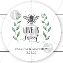 100 штук, 3-7 см, индивидуальный заказ, свадебные наклейки, конфеты коробки для подарков этикетки, зеленые листья