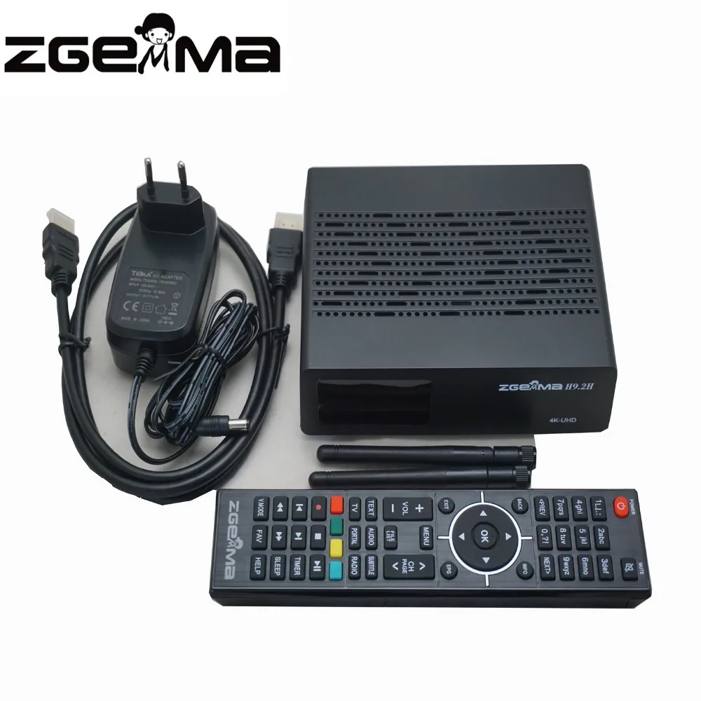 2 шт./лот в формате 4K UHD Zgemma H9.2H комбо DVB S2X + T2/C спутниковый ТВ коробка Linux E2 IPTV