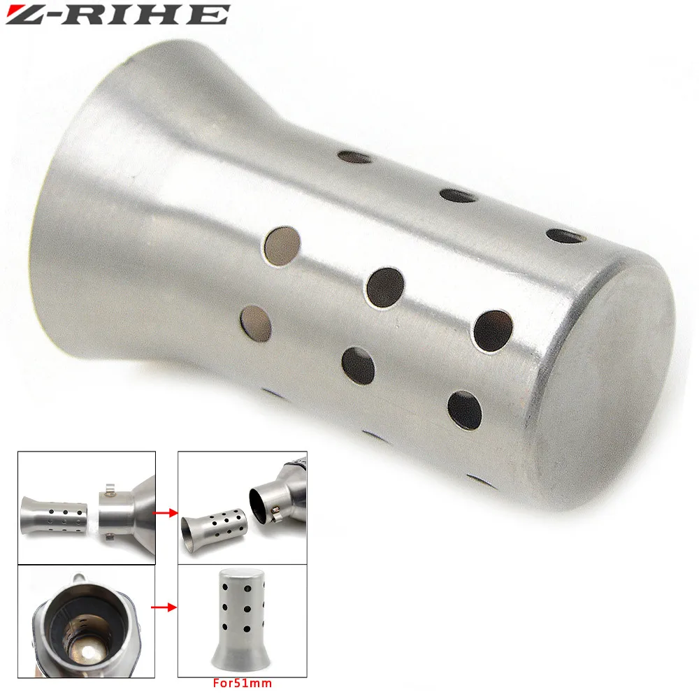 Universal Motorcycle exhaust pipe silencer db killer Motorbike exhaust