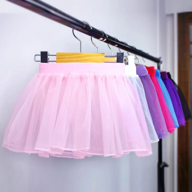 Discount!! Cute Baby Kids Ballet Party Dance Tulle Skirt Pink Ballet