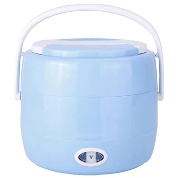 

Lunch Box Heated Food Containers Electric Box Lunch Container For Food Stainless Steel Bento Box Mini Rice Cooker Portable Foo