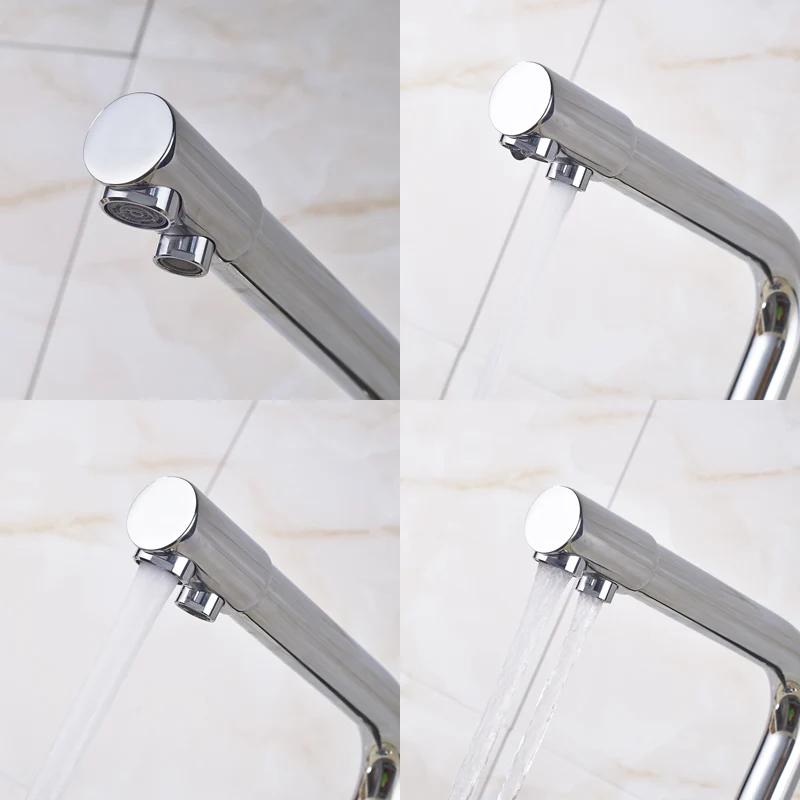 New-Chrome-Pure-Water-Kitchen-Sink-Faucet-Swivel-Spout-Purification-Mixer-Tap-With-Purified-Water-outlet