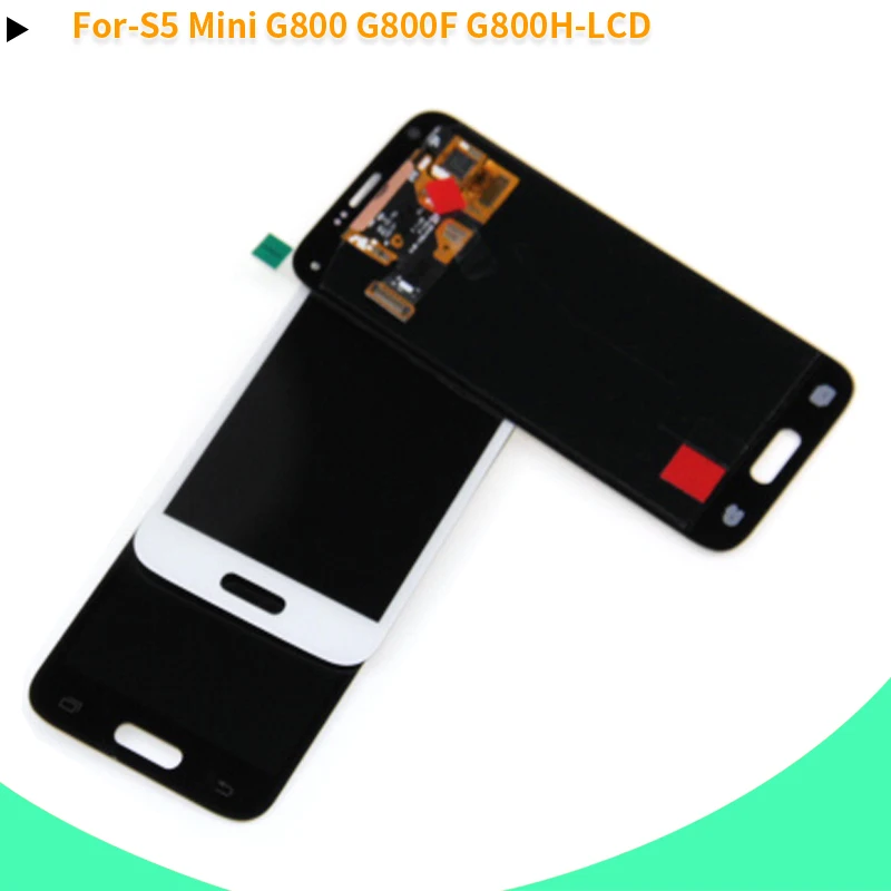 Супер Amoled LCD сенсорный экран дигитайзер панель для Samsung Galaxy S5 Mini G800 G800F ЖК дисплей в