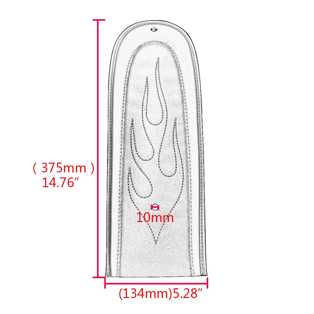 Мотоцикл кожа пламя заднее крыло Подушка Solo сиденье подходит для Dyna Fat Bob/Street Bob/Super Glide/Wide Glide