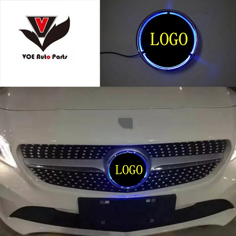 メルセデスベンツw176w246 W5 W212 W117のフロントグリル 車のロゴ エンブレム Led スターイルミネーション Light Logo Logo Carled Logo Aliexpress