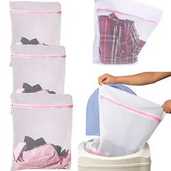 3 размера Нижнее Бельё для девочек одежда помощи бюстгальтера Носки для девочек стиральные машины сетка, сумка 7js6