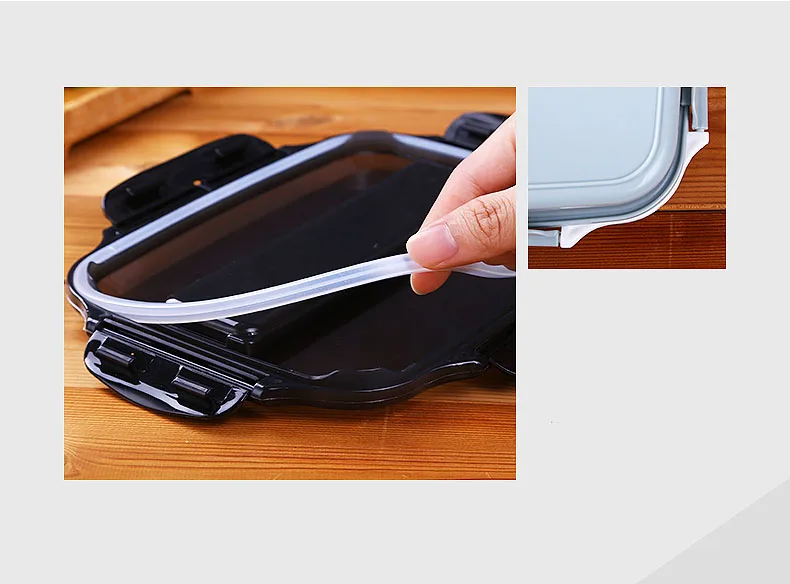 Stainless Steel Food Container Set 1000ml Lunch Box Bento Handbag Optional Leak Proof Lunch Box Inox With Chopsticks Spoon  (13)