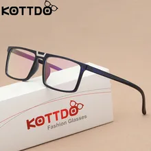 KOTTDO ретро очки Для мужчин Для женщин квадратная оправа для очков в стиле унисекс, оптический компьютер, очки, Oculos De Grau