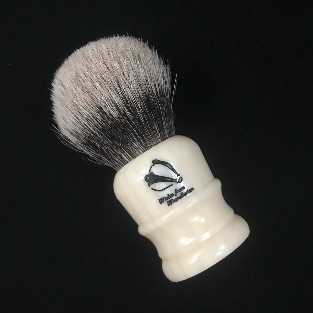 

Promotion Sales "Meles from Manchurian"-24mm Manchurian Finest Badger Shaving Brush Cream Color Handle FREE SHIPPING