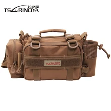 TSURINOYA универсальная Рыболовная Сумка 35*14*16,5 см сумка на поясном ремне для уличных прогулок рыболовные снасти Чехол Bolsa Para Pesca большая сумка-рюкзак