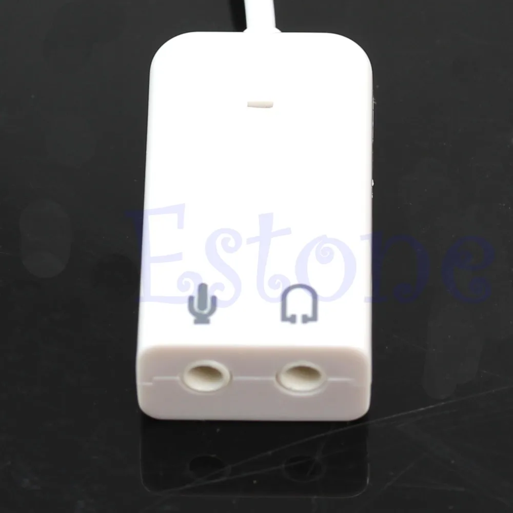 Внешний USB 2 0 для виртуальной аудиокарты 7.1CH адаптер ПК MAC ноутбука|sound card adapter|audio