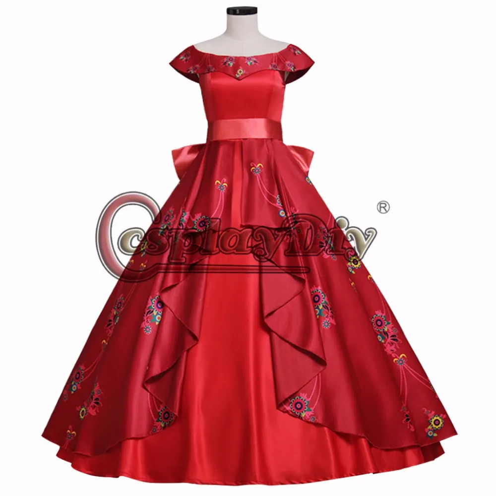 Elena and Secret of Avalor принцесса Елена красное роскошное нарядное платье принцессы на Хэллоуин маскарадные костюмы для женщин на заказ