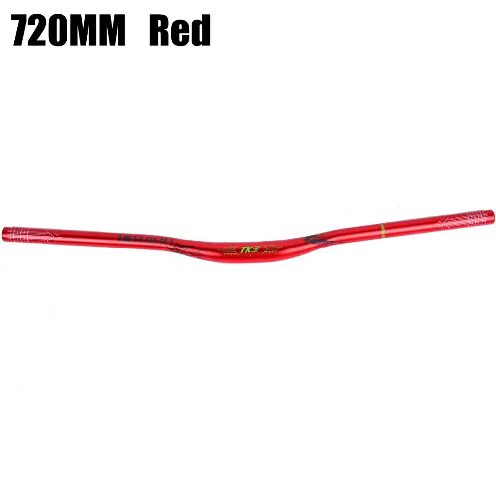 Red 720MM Светоотражающий руль для горного велосипеда XC DH из алюминиевого сплава, руль для горного велосипеда, руль для горного велосипеда, руль для рук, 31,8x720/780 мм, детали для велосипеда - Цвет: Red 720MM