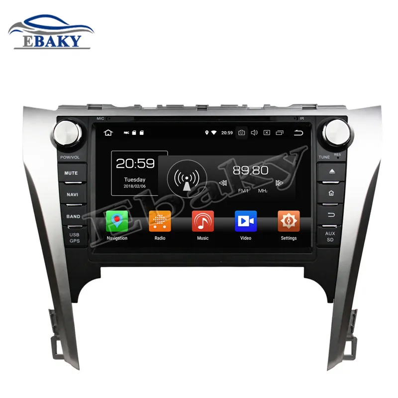 Flash Deal NaviTopia 8inch 4GB RAM 64GB ROM Octa Core Android 9.0 Car DVD Player For Toyota CAMRY 2012/GPS Navigation 9