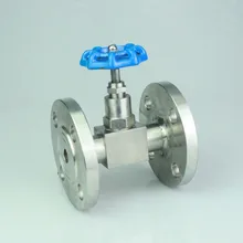 Фланец высокого давления Тип игольчатый клапан отрезные клапаны из нержавеющей стали 304 фланец из углеродистой стали инструмент игольчатый клапан DN10-DN25