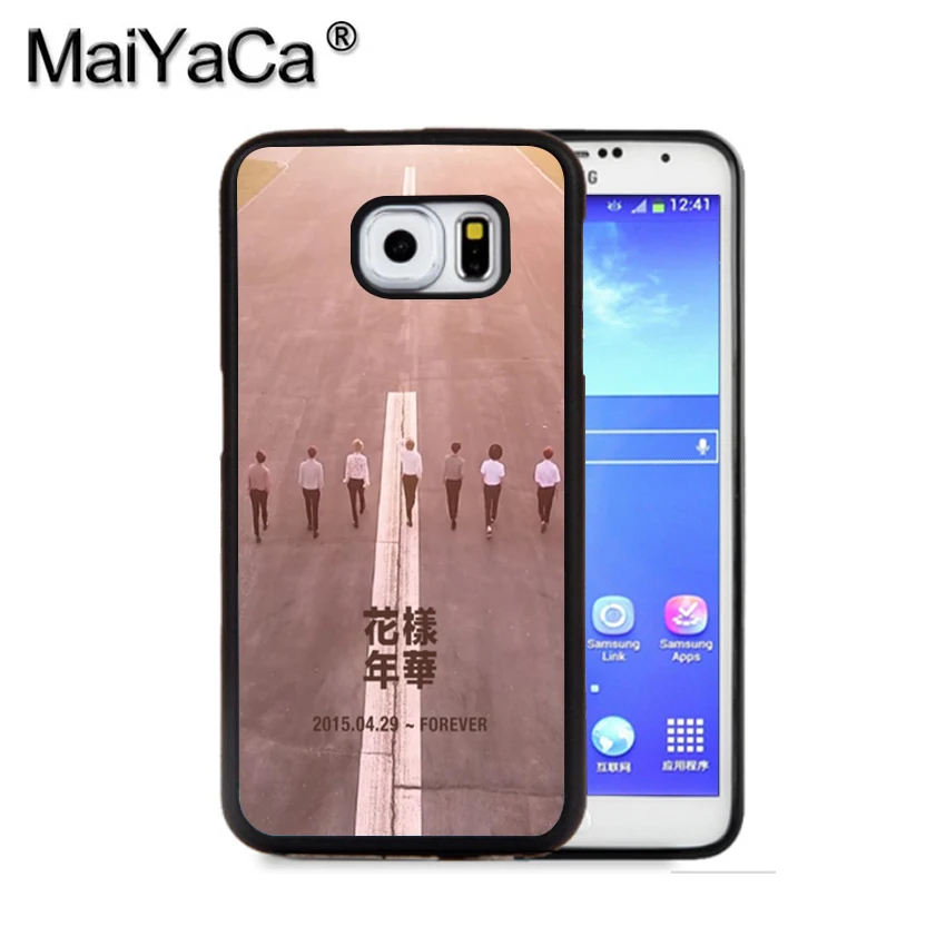 MaiYaCa bts young forever 8 Phone Case For Samsung S9 S8 Plus S7 S6 Edge Note 7 5 S5 S4 Print Rubber Cases |