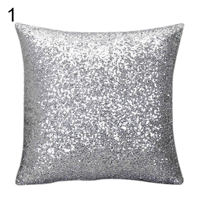 

New arrival DIY Mermaid Sequin Cushion Cover Magical Throw Pillowcase Color Changing Reversible Pillow Case For Home Decor