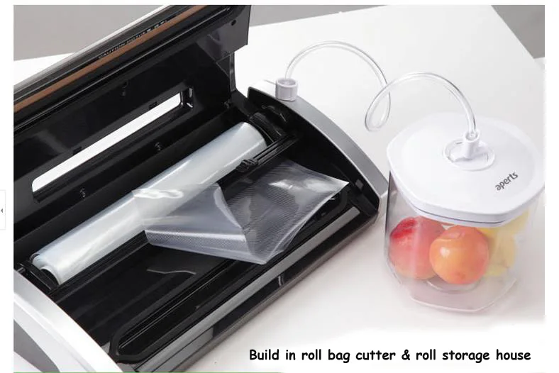 Высокое качество VS5500 бытовой Еда saver вакуумный упаковщик уплотнения Системы Еда пакет подарок roll Сумки