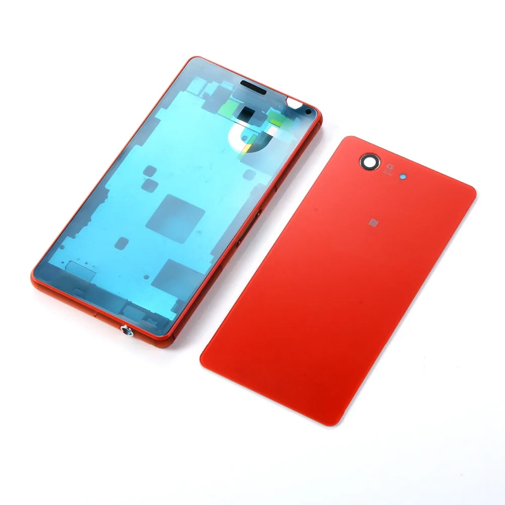 Оригинальный Корпус ЖК дисплея для Sony Xperia Z3 Compact mini D5803 D5833 средняя рамка Задняя