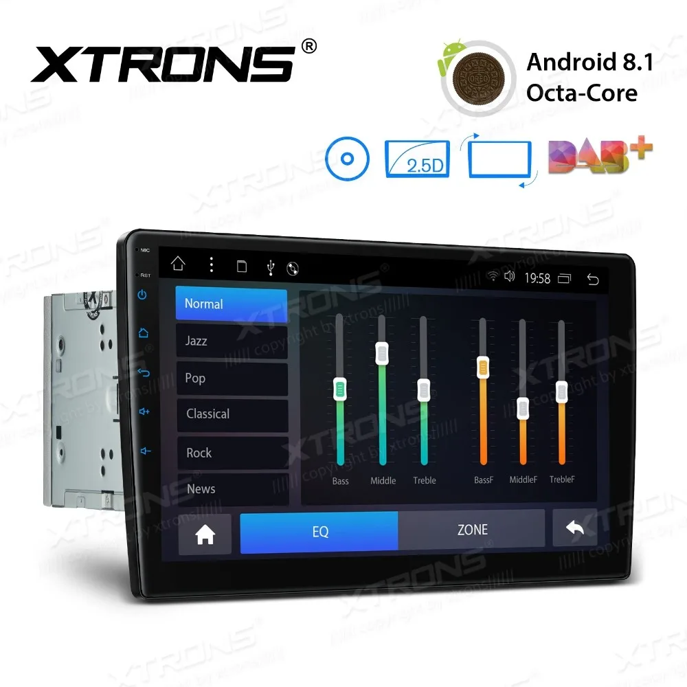 Discount 10.1" Android 8.1 OS Two Din Car DVD Multimedia 2 Din Car Navigation GPS Double Din Car Radio with Multi-Window View Support 3