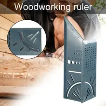 Деревообрабатывающий 3D Mitre углоизмерительный инструмент измерительный квадратный единица измерения инструмент с Калибровочная линейка для строителей, плотников, ремесленников