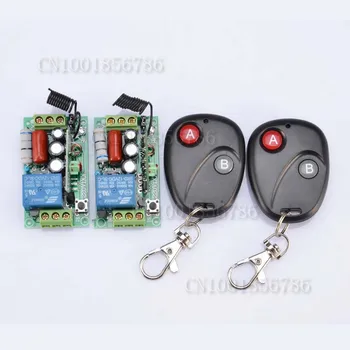 

220V RF Wireless Remote Control Switch1CH 10A Receiver&Transmitter Light Lamp LED SMD OFF light control 2pcs/lot