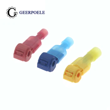 

10 pcs/lot T-type Quick Wire Terminal Fast Cable Connector Clip Wire Crimp Breakage-free Wire Connector Card Clip Electric