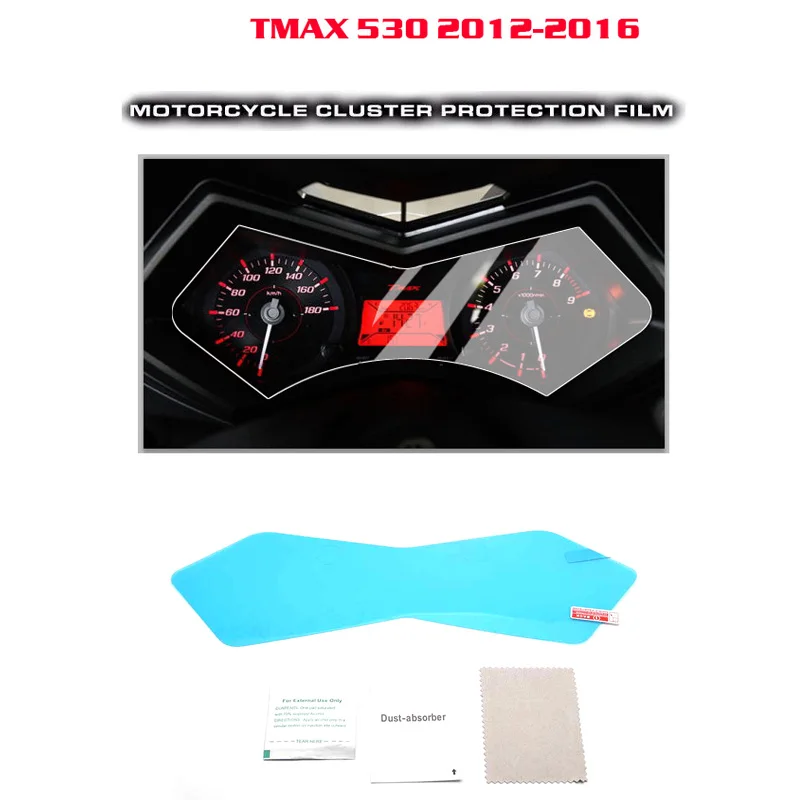 

Motorcycle Cluster Scratch Protection Film Screen Protector For Yamaha TMAX 530 2012-2016