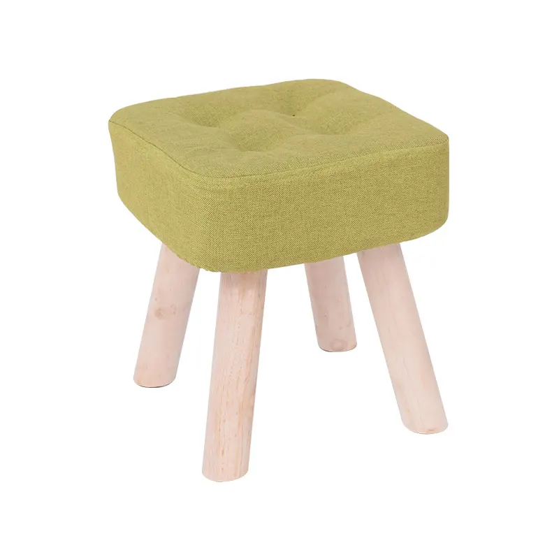 

wooden Fashion Family sitting Room sofa stool bench Creative small kids bench silla para maquillaje wood chair