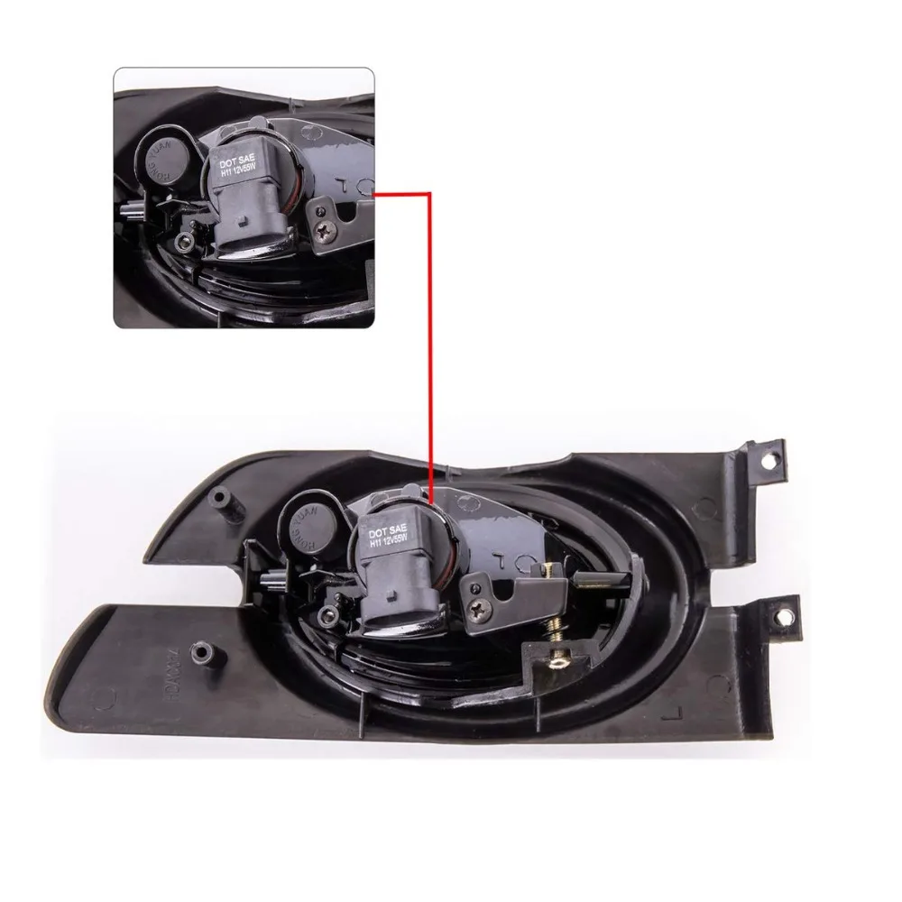 H11 12 В 55 Вт галогенная Передняя бампер противотуманная фара дальнего света противотуманный светильник выключатель проводки реле Набор для HONDA ACCORD 3.0L 1998-2002