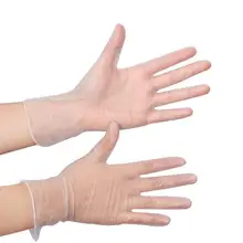 Одноразовые ПВХ перчатки