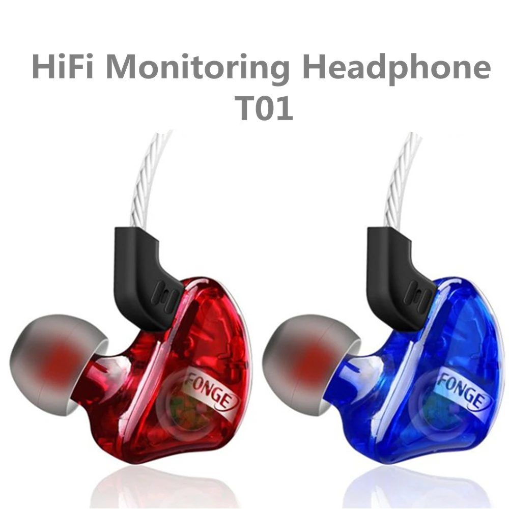 Наушники-вкладыши T01 спортивные стереонаушники Hi-Fi наушники-вкладыши с