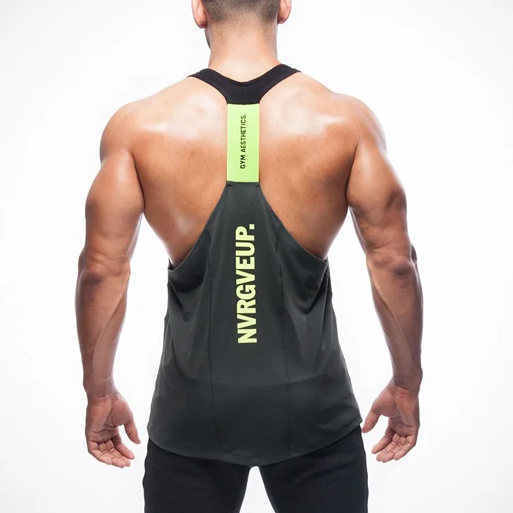 Gym Tank Top Men Undershirt Sports Wear GymShark Singlet Bodybuilding Men\'s Fitness Training Quick-drying Vest Sleeveless Shirt (6)