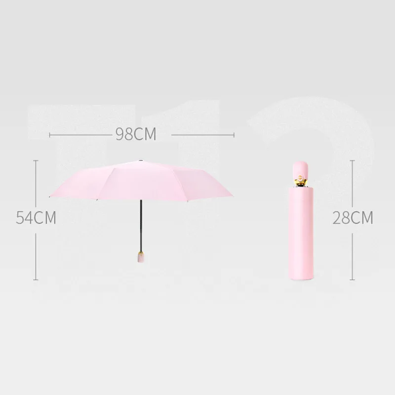 Jelly складной автоматический зонтик дождь для женщин конфеты Авто ветрозащитный Зонты мужские рамы Ветрозащитный путешествия зонтик