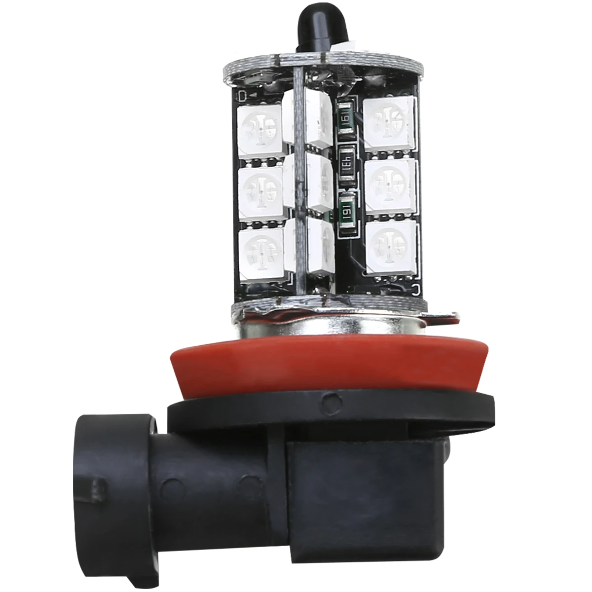 Mayitr 2pcs H11/H9/H8 5050 27SMD LED Fog Light 12V 27W 800LM RGB Driving Lamp Bulb+Remote FOR Car Lighting