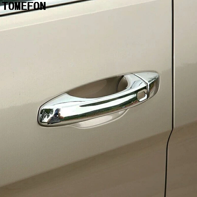 8 шт. автомобильные наклейки на дверную ручку для Volkswagen VW Atlas Teramont 2017 2018 ABS|door handle