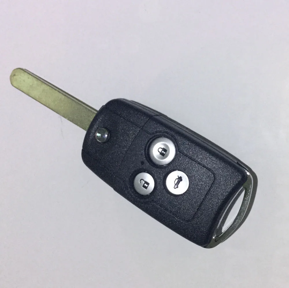 3  Buttons Honda Accord Spirior  CRV replacement flip remote key shell  3CRV (12)