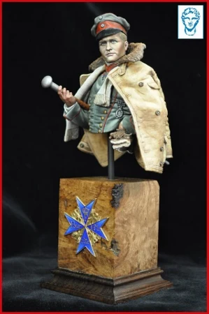 [Loong Way Miniatures] модели Alexandros Mandfred freiгерр фон рихтофен, Красный Барон бюст миниатюрные из полимерной смолы