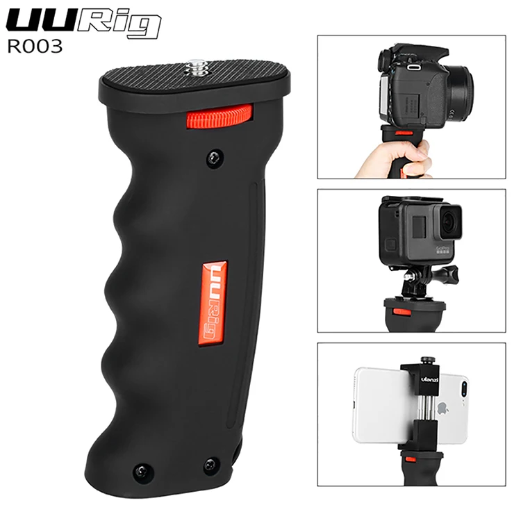 UURig R003 пистолет стабилизатор рукоятка держатель телефона Gimbal аксессуар для iPhone 6S 7 8 Plus Canon sony DSLR камера Gopro Hero 7