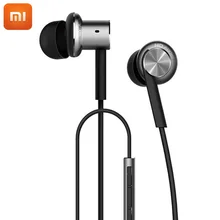 Оригинальные наушники-вкладыши Xiaomi с дополнительными амбушюрами, Hi-Fi наушники Xiaomi Piston 4, с микрофоном, круглые, металлические