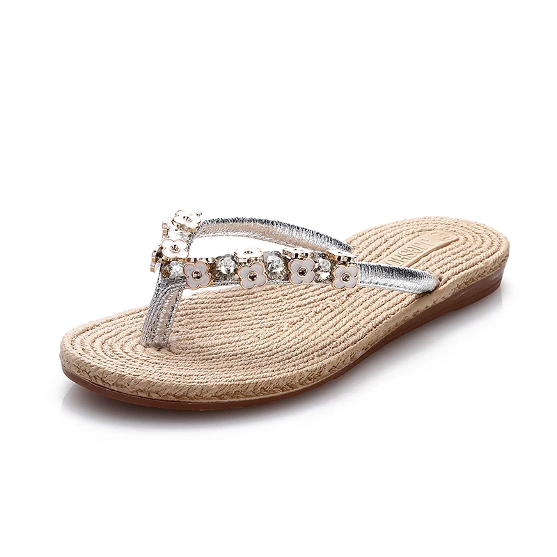 ladies flat flip flops