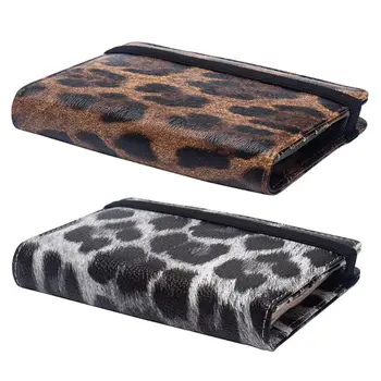 

2019 Fashion New Unisex Leopard Pattern Leather Passport Holder Protector Cover Case Credit Card Travel Wallet for Women Men