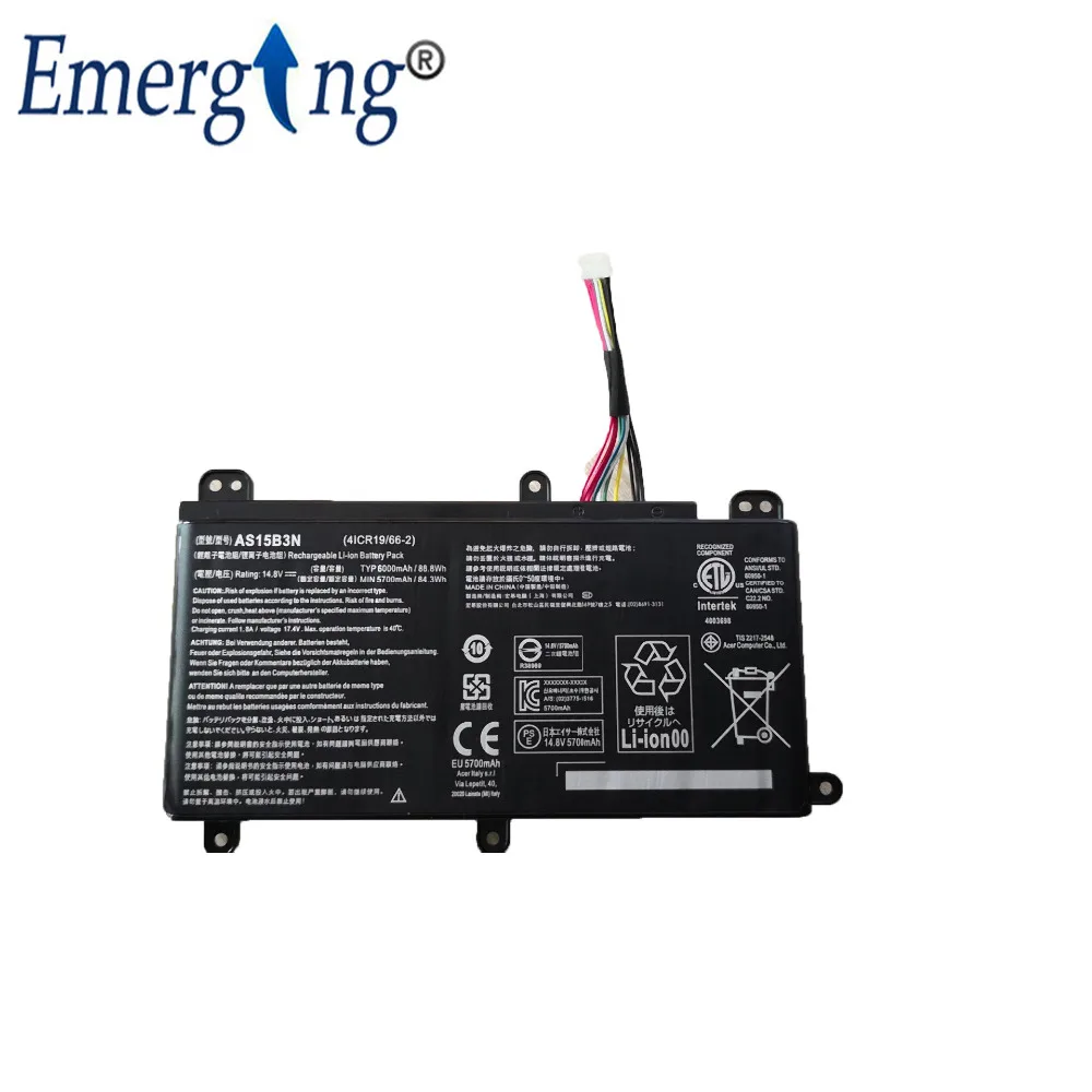 14,8 V 88.88Wh ноутбук Батарея AS15B3N для acer Хищник 17 15 G9-591-713C 17 G9-792-72S6