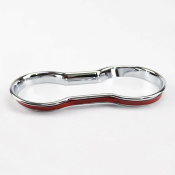 

For Buick Encore For Opel Vauxhall Mokka Chrome ABS Part Cup Holder Console Trim Cover Useful