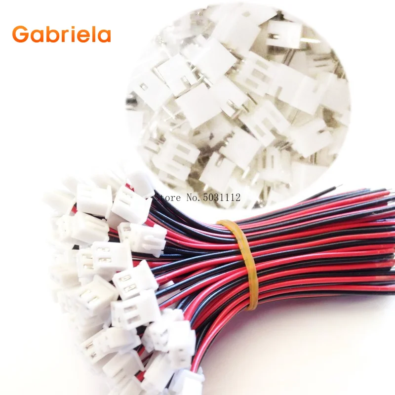 

10Sets JST XH2.54 XH 2.54mm Wire Cable Connector 2P/3/4/5/6/7/8/9/10P12 Pin Pitch Male Female Plug Socket 100mm 200mm 30cm 26AWG