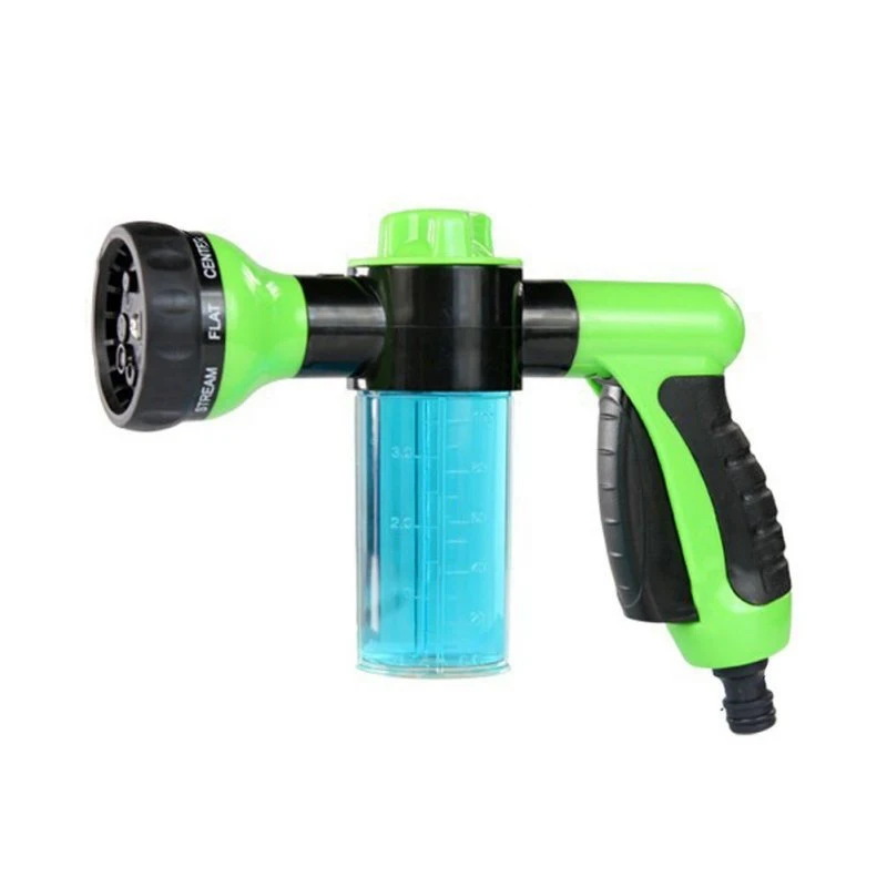 Green Car Washer High Pressure Foamer Water Gun Profession Car Cleaning
