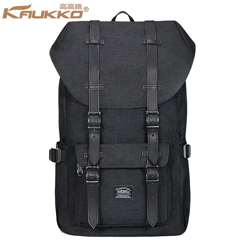 

KAUKKO Oxford cloth Black Backpacks Waterproof Men's BackPack Laptop Mochila 100% Quality Designer creeper Backpack Male Escolar