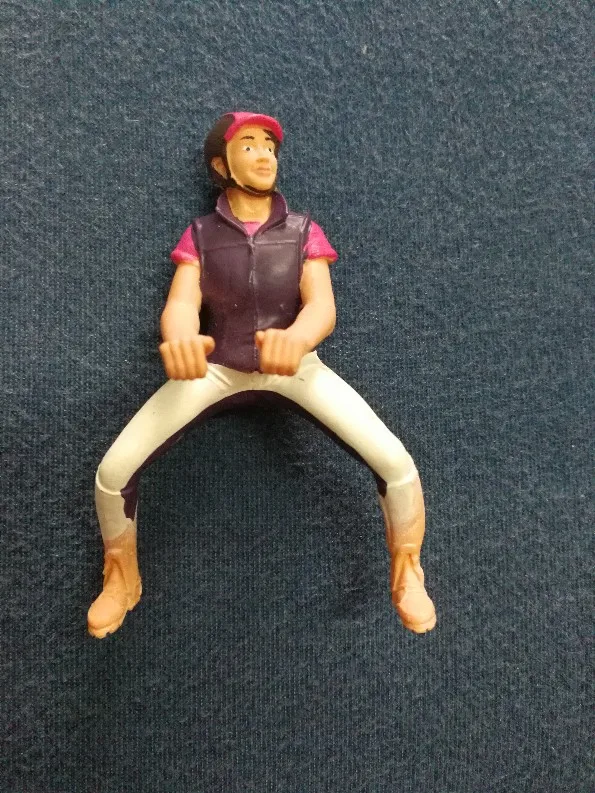 

pvc figure model woman rider toy