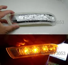 Espelho retrovisor led de seta, lâmpada indicadora de luz de seta para hyundai santa fe 2010 2011 2012 para verax ix55 2007-2012